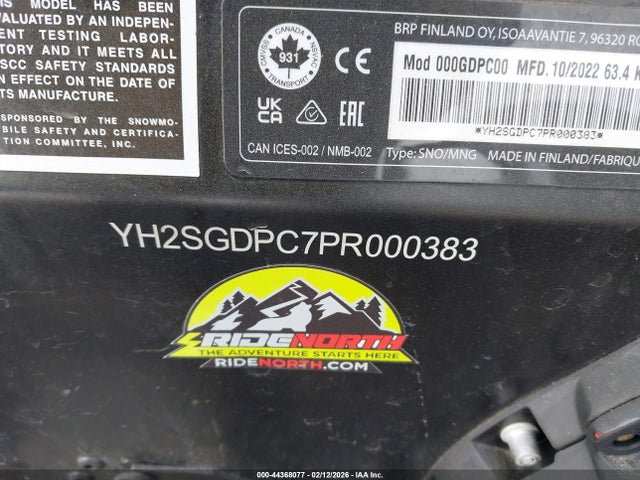 Ski-Doo Tundra 2023 YH2SGDPC7PR000383 Image 9