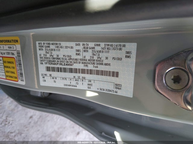 2024 FORD RANGER 1FTER4KP1RLE49597 Photo 8