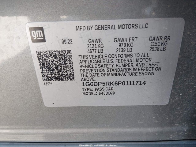 2023 CADILLAC CT5 1G6DP5RK6P0111714 Photo 8
