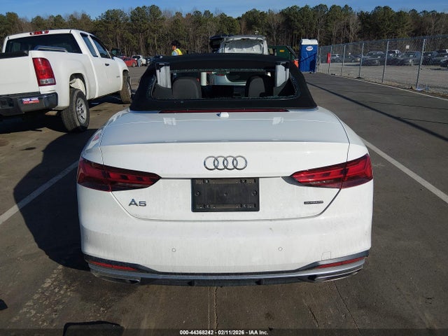 2021 Audi A5 Cabriolet Premium Plus 45 Tfsi Quattro S Tronic მანქანა იყიდება აუქციონზე, vin: WAUWAGF54MN000916, აუქციონის ნომერი: 44368242