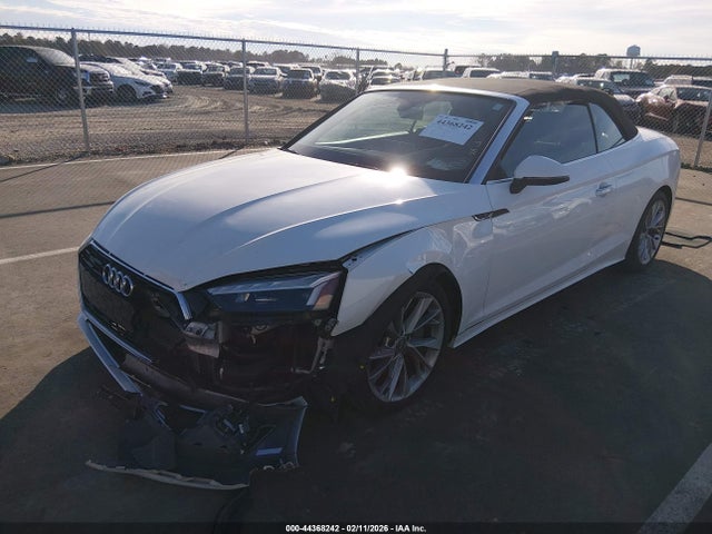 2021 AUDI A5 CABRIOLET WAUWAGF54MN000916 Photo 1