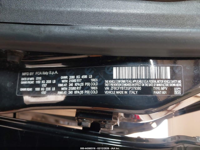 2016 FIAT 500X ZFBCFYBT2GP379380 Photo 8