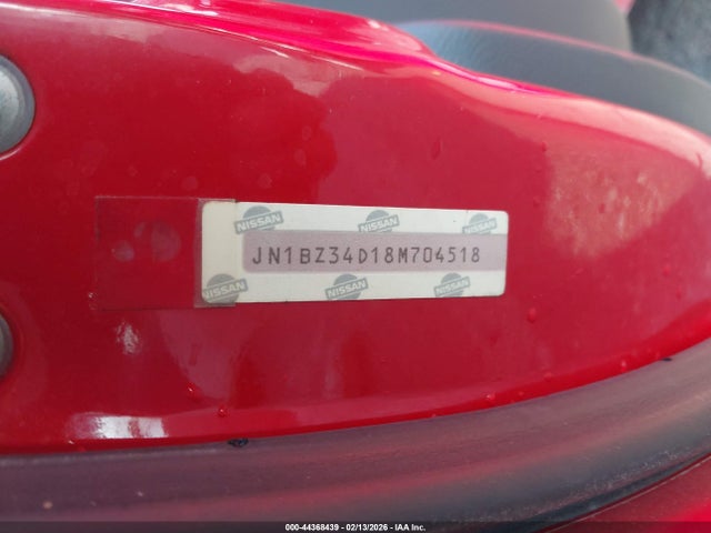 2008 NISSAN 350Z JN1BZ34D18M704518 Photo 8