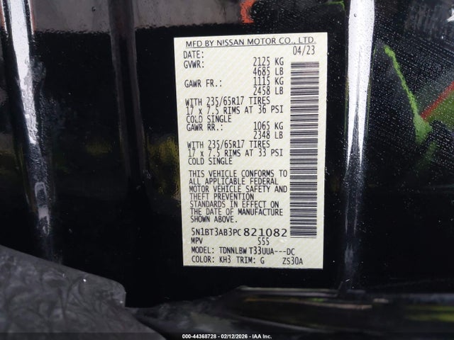 Nissan Rogue S Intelligent Awd 2023 5N1BT3AB3PC821082 Image 9
