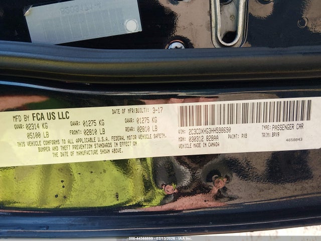 2017 DODGE CHARGER 2C3CDXHG3HH598690 Photo 8