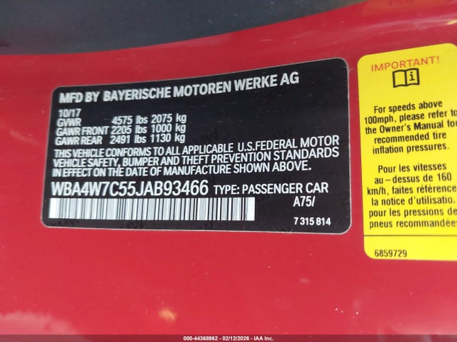 2018 BMW 440I WBA4W7C55JAB93466 Photo 8