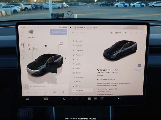 Продаж на аукціоні авто 2026 Tesla Model Y Long Range Launch Series/premium All-wheel Drive, vin: 7SAYGDEE3TF554328, номер лоту: 44368973