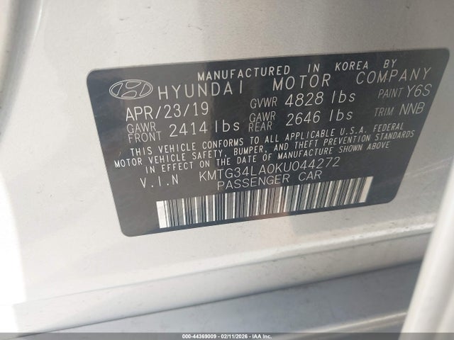 KMTG34LA0KU044272 Genesis G70 2.0t Advanced
