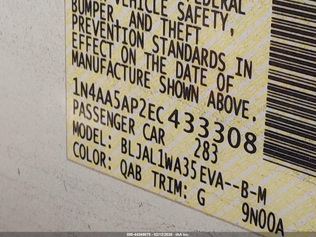 Nissan Maxima 3.5 Sv 2014 1N4AA5AP2EC433308 Image 9