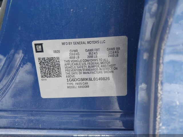 2020 CADILLAC CT4 1G6DG5RK6L0149826 Photo 8