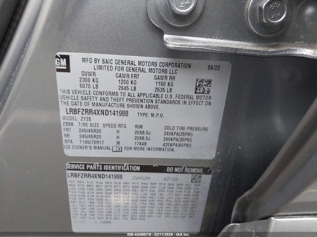 2022 BUICK ENVISION LRBFZRR4XND141988 Photo 8