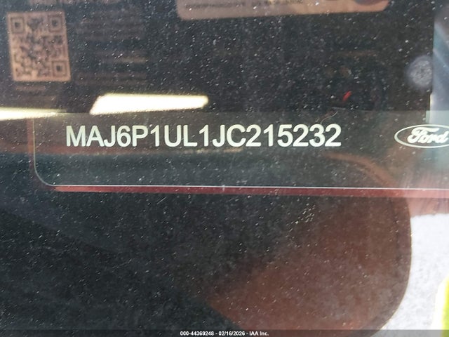 MAJ6P1UL1JC215232 Ford Ecosport Se