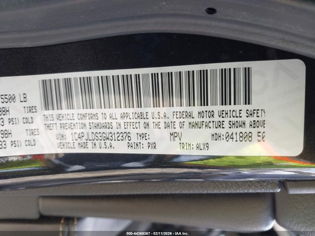 Jeep Cherokee High Altitude 2016 1C4PJLDS3GW312376 Image 9