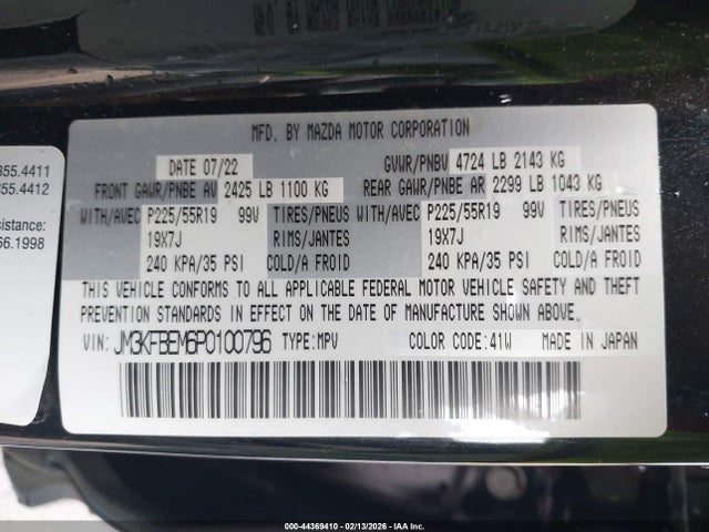 Mazda Cx-5 2.5 S Premium Plus 2023 JM3KFBEM6P0100796 Image 9