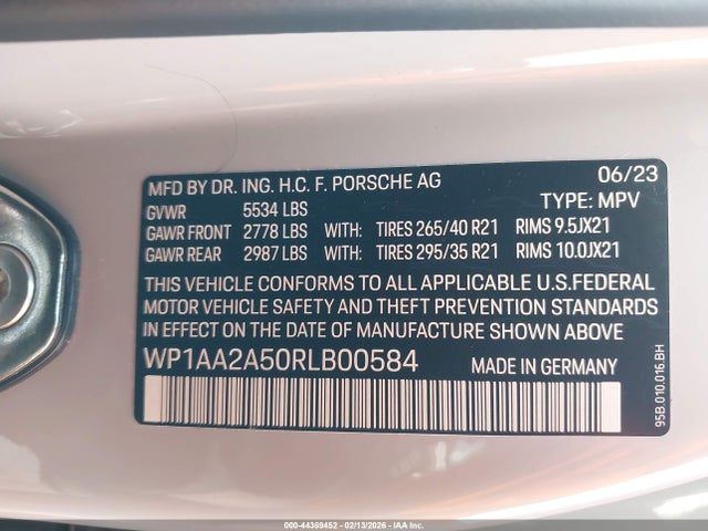 2024 PORSCHE MACAN WP1AA2A50RLB00584 Photo 8