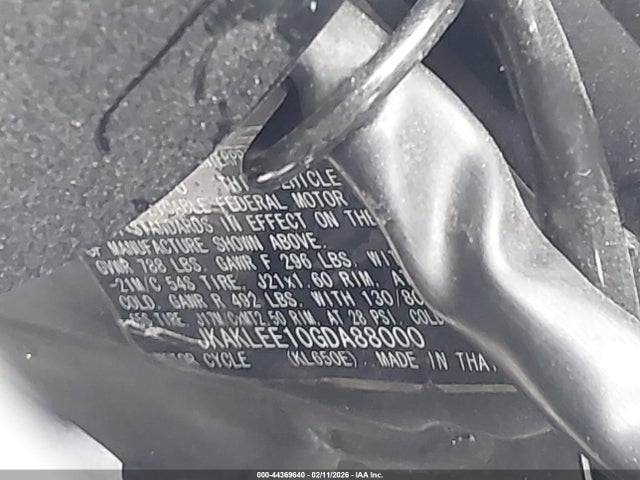 JKAKLEE10GDA88000 Kawasaki Kl650 E