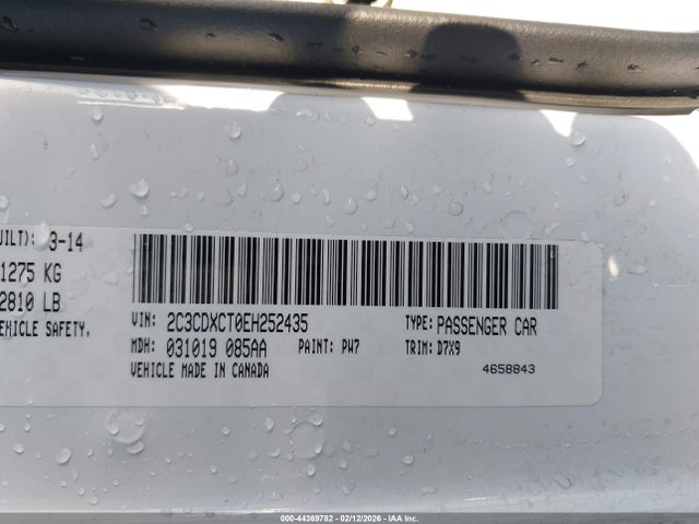 2C3CDXCT0EH252435 Dodge CHARGER R/T