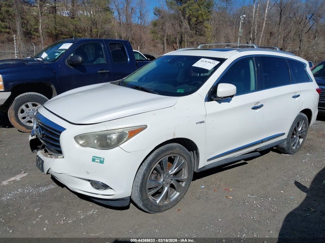 Продаж на аукціоні авто 2014 Infiniti Qx60 Hybrid, vin: 5N1CL0MM6EC529911, номер лоту: 44369833