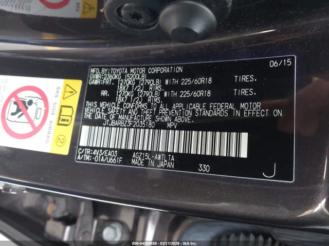Lexus NX 200T 2015 JTJBARBZ3F2035180 Image 9