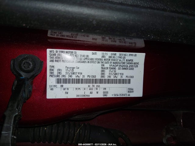 Ford Focus Titanium 2016 1FADP3N20GL255125 Image 9
