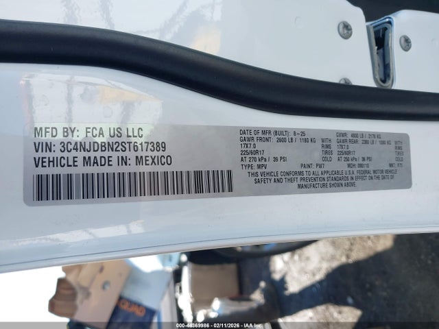 Jeep Compass Latitude 4x4 2025 3C4NJDBN2ST617389 Image 9