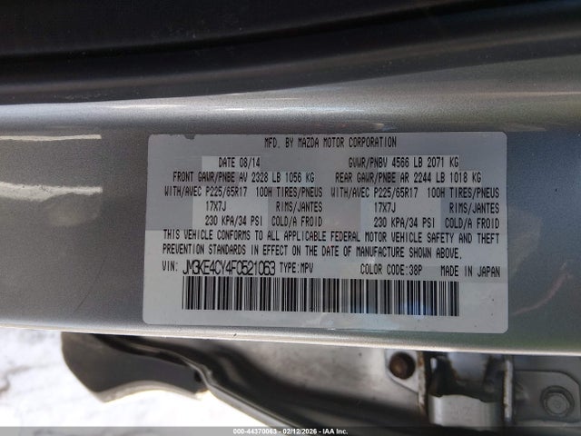 Mazda Cx-5 Touring 2015 JM3KE4CY4F0521063 Image 9