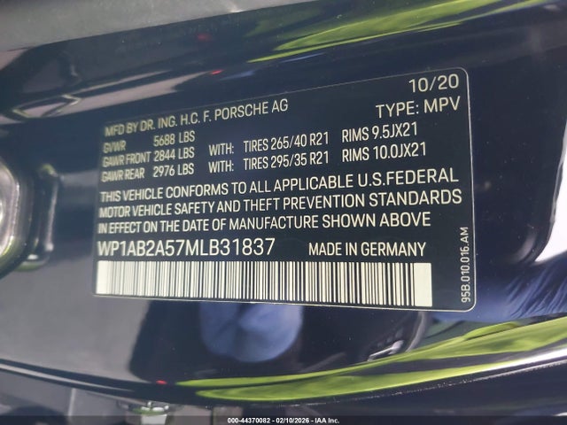 Porsche MACAN S 2021 WP1AB2A57MLB31837 Image 22