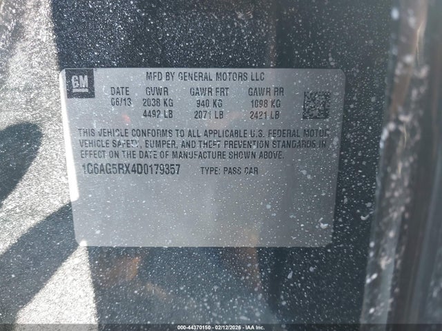 2013 CADILLAC ATS 1G6AG5RX4D0179357 Photo 8