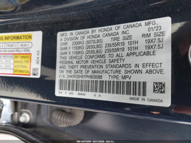 2023 HONDA CR-V HYBRID 2HKRS6H91PH809088 Photo 8