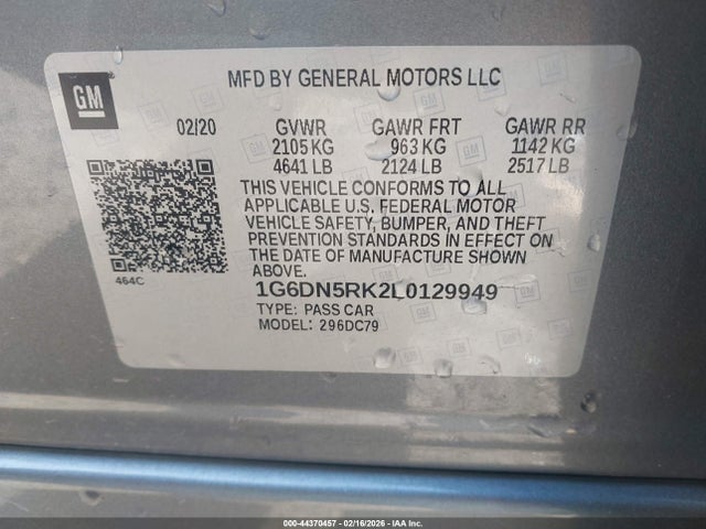 2020 CADILLAC CT5 1G6DN5RK2L0129949 Photo 8