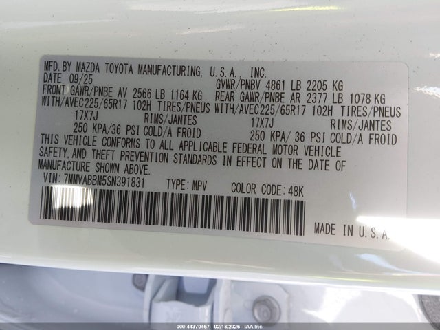 2025 MAZDA CX-50 7MMVABBM5SN391831 Photo 8