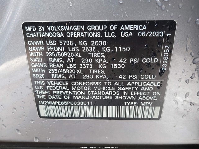 Продаж на аукціоні авто 2023 Volkswagen Id.4 Pro/pro S, vin: 1V2VMPE85PC038011, номер лоту: 44370489