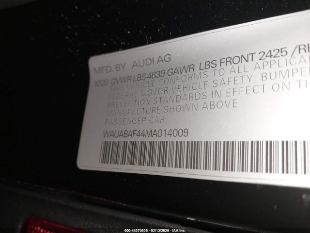 2021 AUDI A4 WAUABAF44MA014009 Photo 8