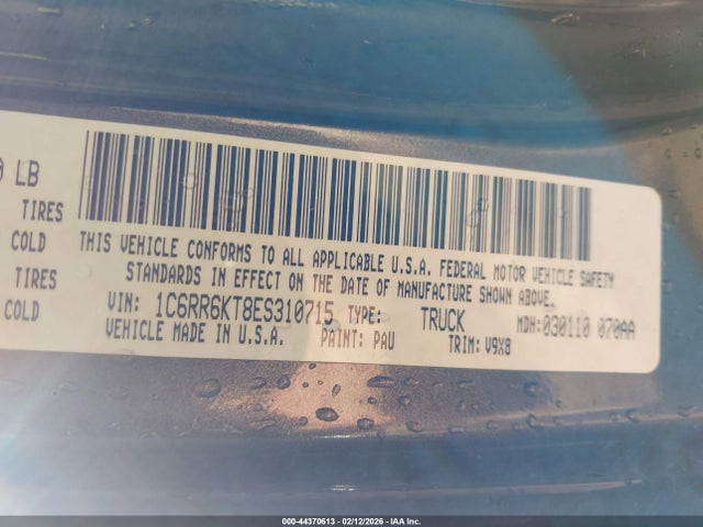 RAM 1500 Express 2014 1C6RR6KT8ES310715 Image 9