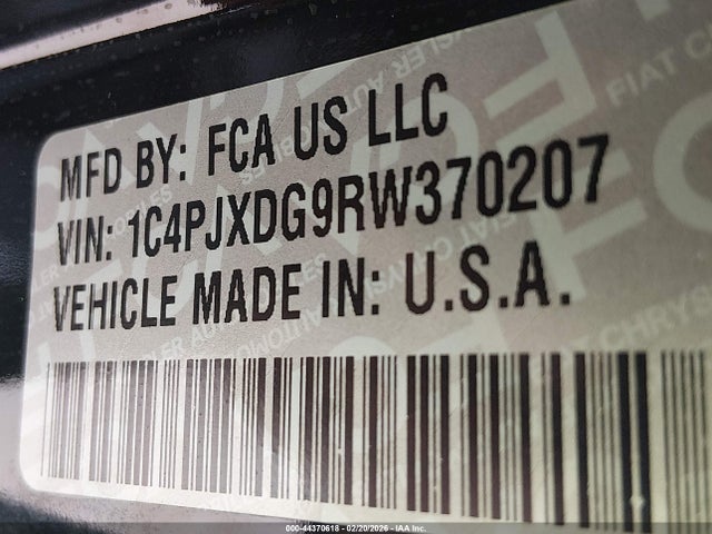 1C4PJXDG9RW370207 Jeep Wrangler 4-door Sport S 4x4