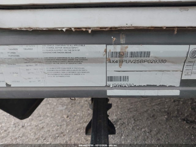 Продажа на аукционе авто 2011 Puma 20t, vin: 4X4TPUV25BP029380, номер лота: 44370755