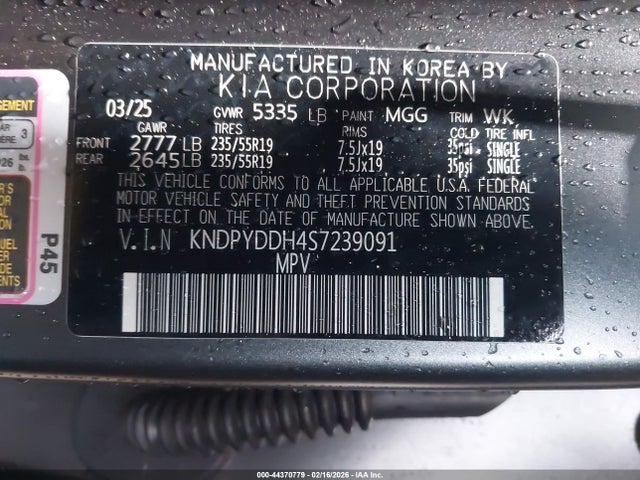 KNDPYDDH4S7239091 KIA Sportage Plug-in Hybrid X-line