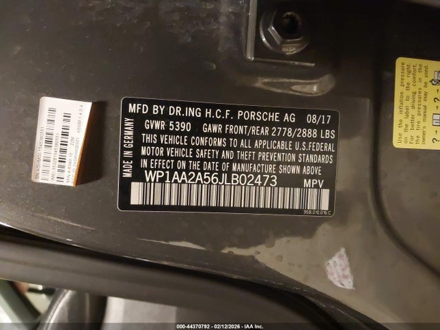 2018 PORSCHE MACAN WP1AA2A56JLB02473 Photo 8