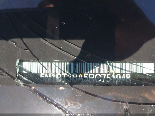 44371057 :رقم المزاد ، 5N1BT3BA5RC751948 vin ، 2024 Nissan Rogue Sv Fwd مزاد بيع