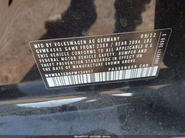 2023 VOLKSWAGEN GOLF GTI WVWRA7CD0PW134607 Photo 8