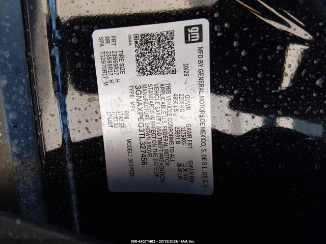 Chevrolet Equinox Awd Lt 2026 3GNAXPEG3TL327456 Image 9