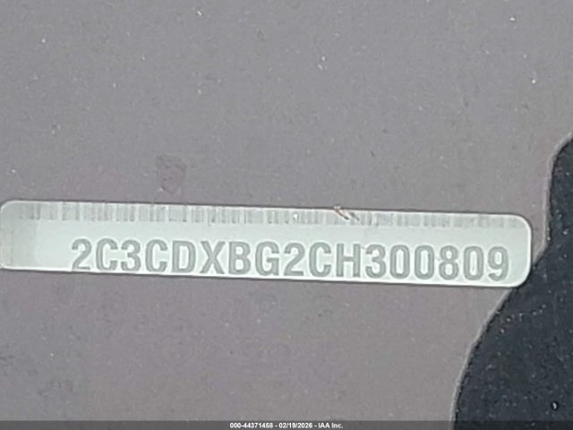 2012 DODGE CHARGER 2C3CDXBG2CH300809 Photo 8