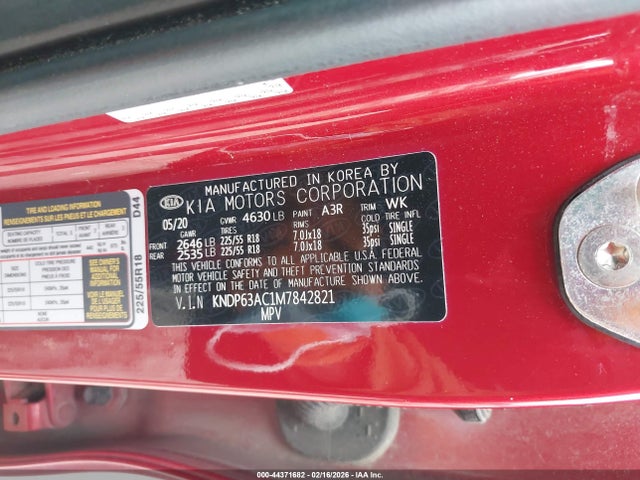 2021 KIA SPORTAGE KNDP63AC1M7842821 Photo 8