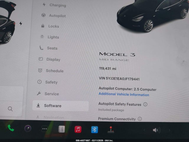 Tesla Model 3 Long Range/mid Range 2018 5YJ3E1EA0JF179441 Image 15