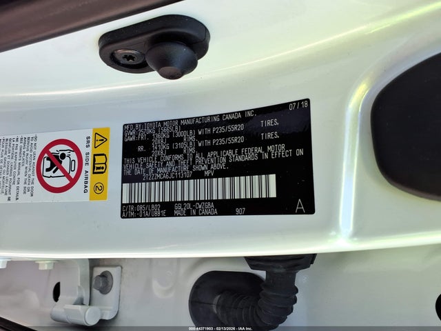 Продажа на аукционе авто 2018 Lexus Rx 350, vin: 2T2ZZMCA6JC113107, номер лота: 44371903