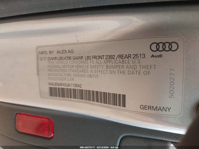 2018 AUDI A4 WAUENAF43JA110542 Photo 8