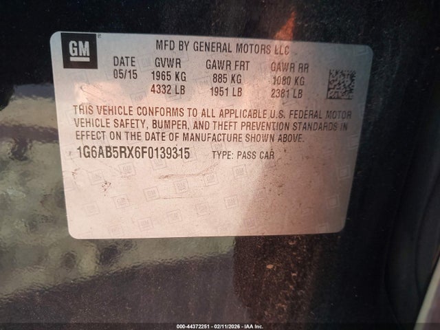 2015 CADILLAC ATS 1G6AB5RX6F0139315 Photo 8