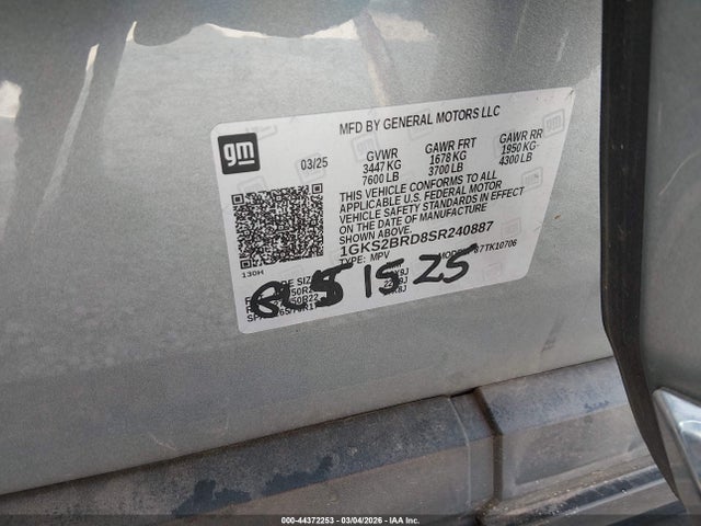 GMC Yukon 4wd Elevation 2025 1GKS2BRD8SR240887 Image 9
