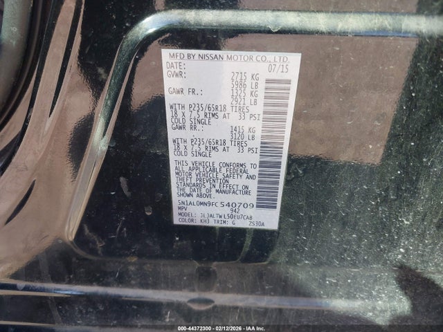 2015 INFINITI QX60 5N1AL0MN9FC540709 Photo 8