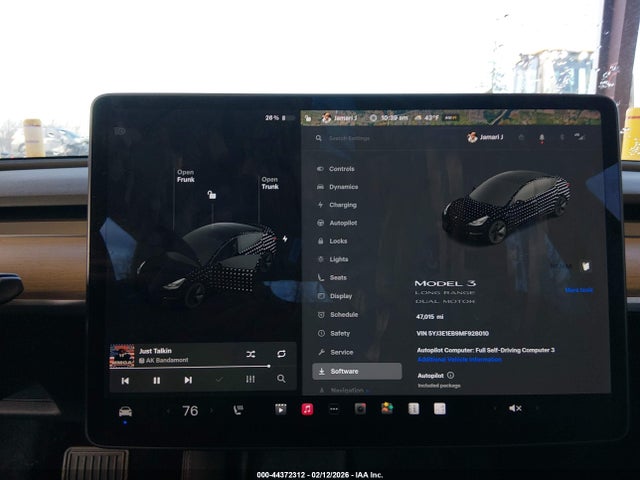 Продажа на аукционе авто 2021 Tesla Model 3 Long Range Dual Motor All-wheel Drive, vin: 5YJ3E1EB9MF928010, номер лота: 44372312